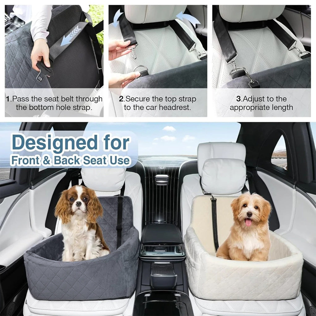 Warm Portable Dog Car Seat
