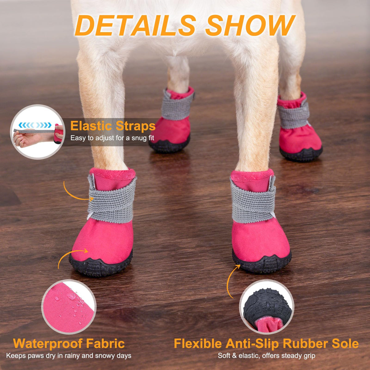 Breathable Anti-Slip Dog Boots For Small Dogs