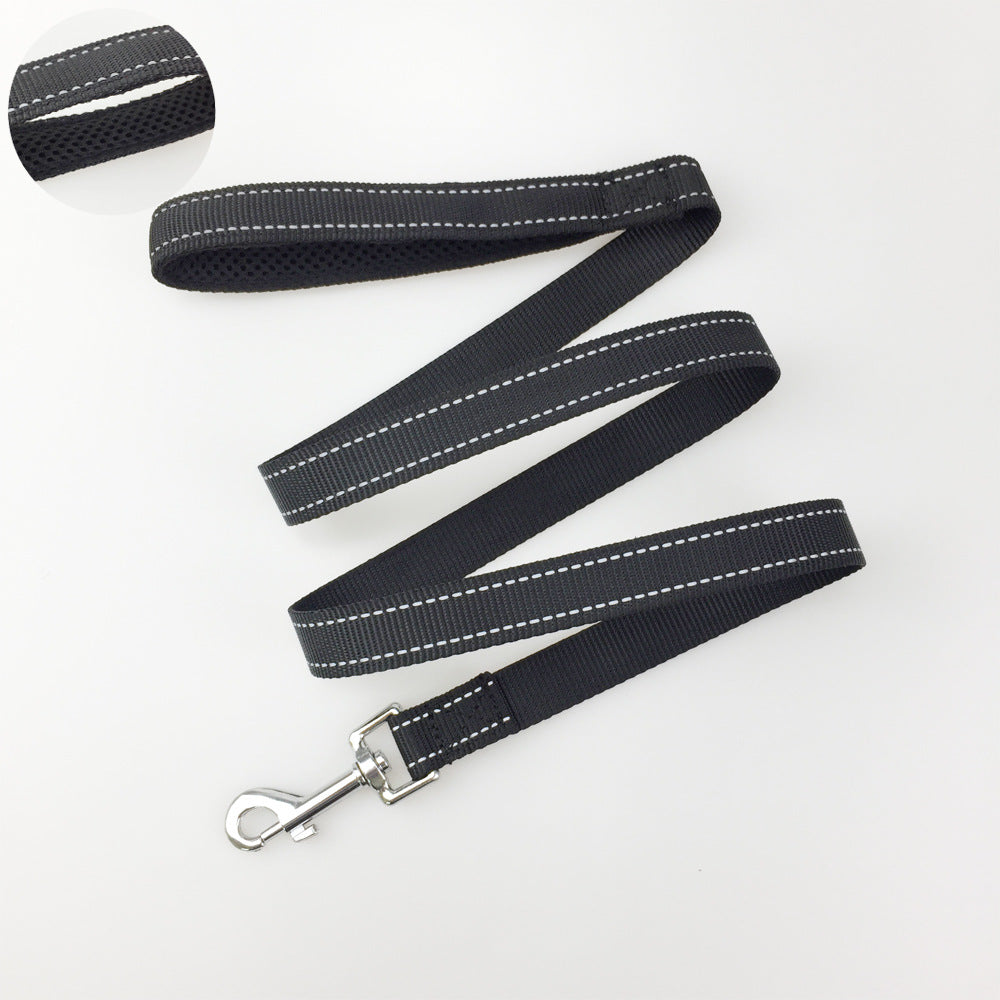 Pet Dog Night Reflective Chest Strap Collar