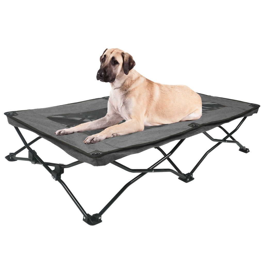 Double Layer Fabric Large Foldable Dog Bed