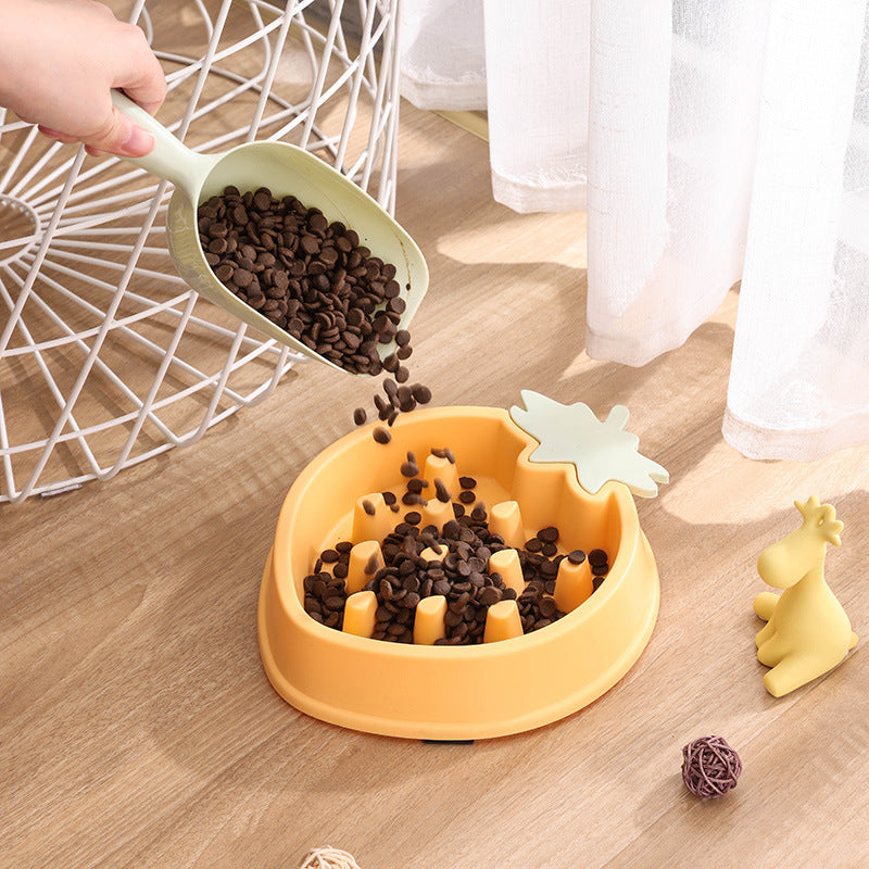 Pet Dog Feeding Bowls Eating Feeder Dish Prevent Obesity Pet Dogs Supplies Non-Slip Slow Down Food Bowl