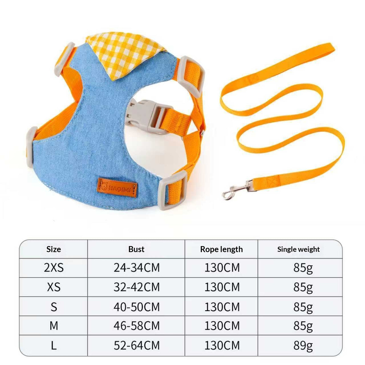 Not Tight Puppy Leash Chest Strap
