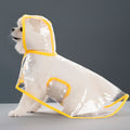 Transparent Plastic Dog Raincoat