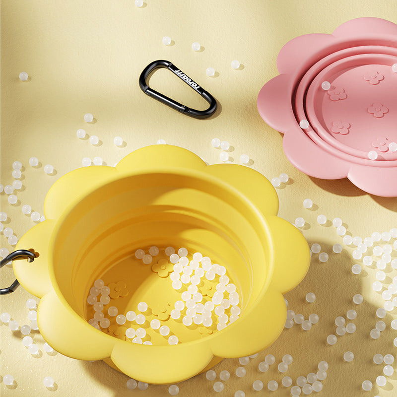 Collapsible Dog Food And Water Bowl