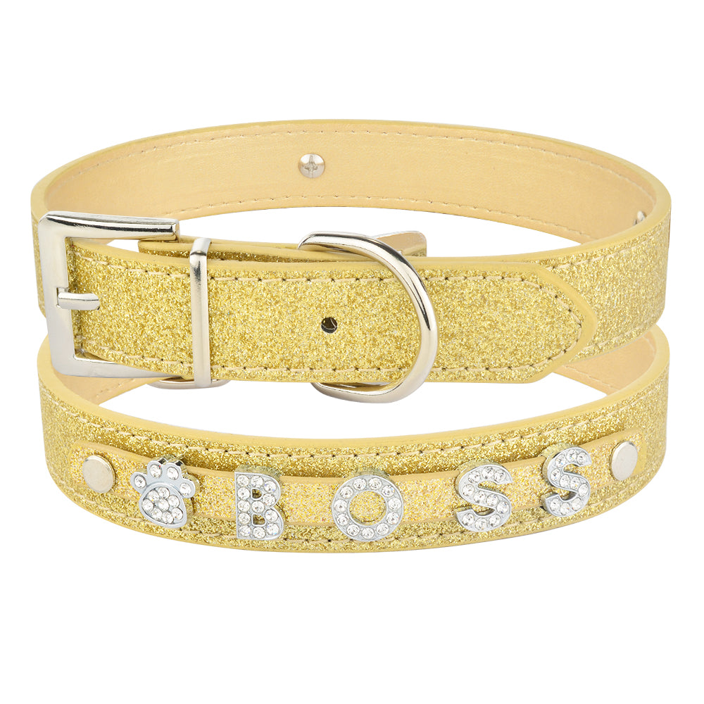 DIY Alphabet Dog Collar Accessory