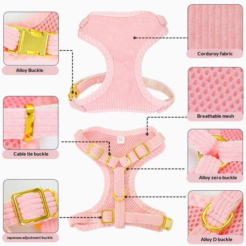 Outdoor Dog Leash And Harness