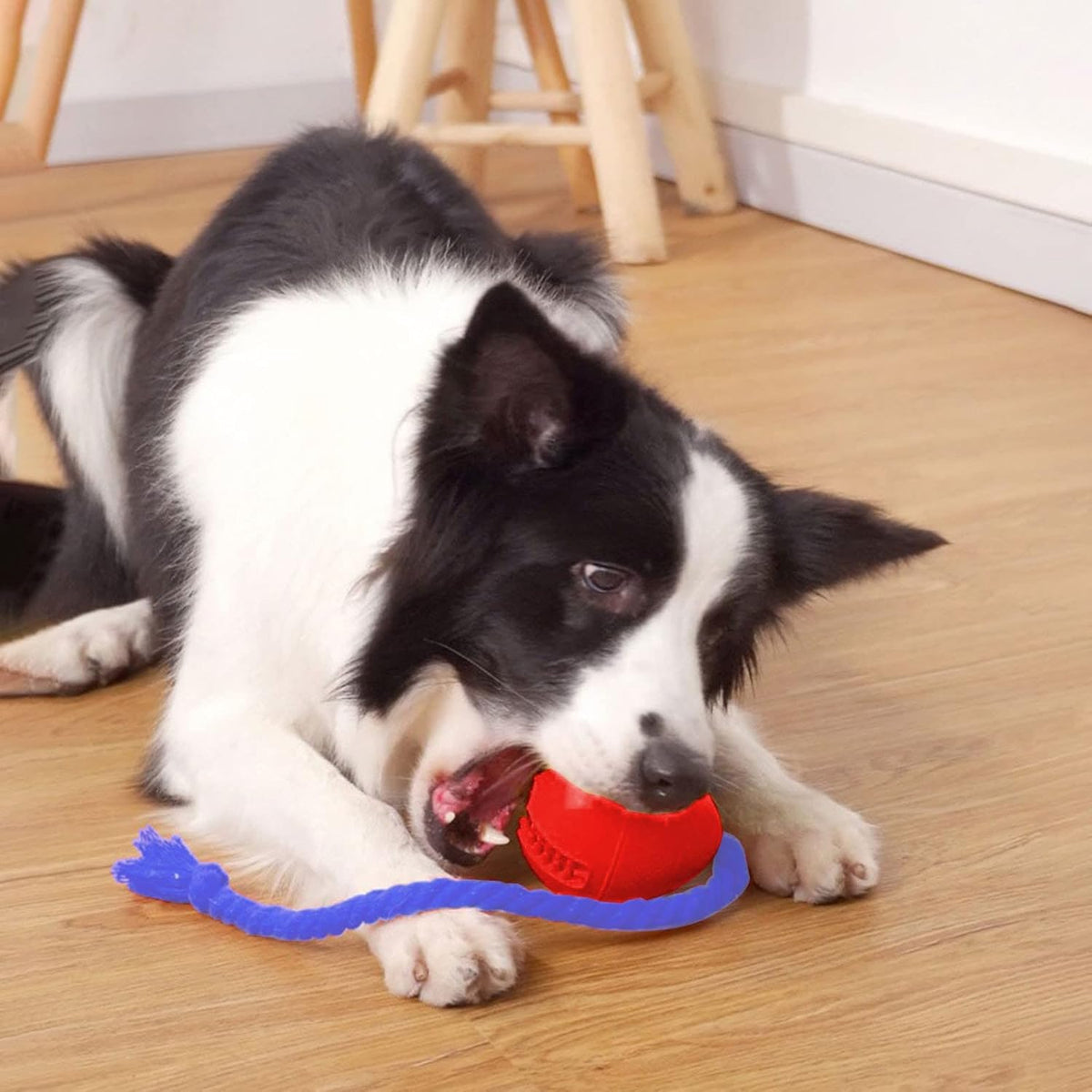 Interactive Dog Toys Crate Training For Puppies Puzzle Dispenser With Rope Reduce Stress Anxiety Dog Food Dispenser Toys Durable Dog For Agg