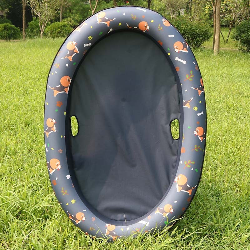 Inflatable Dog Pool Floating Bed