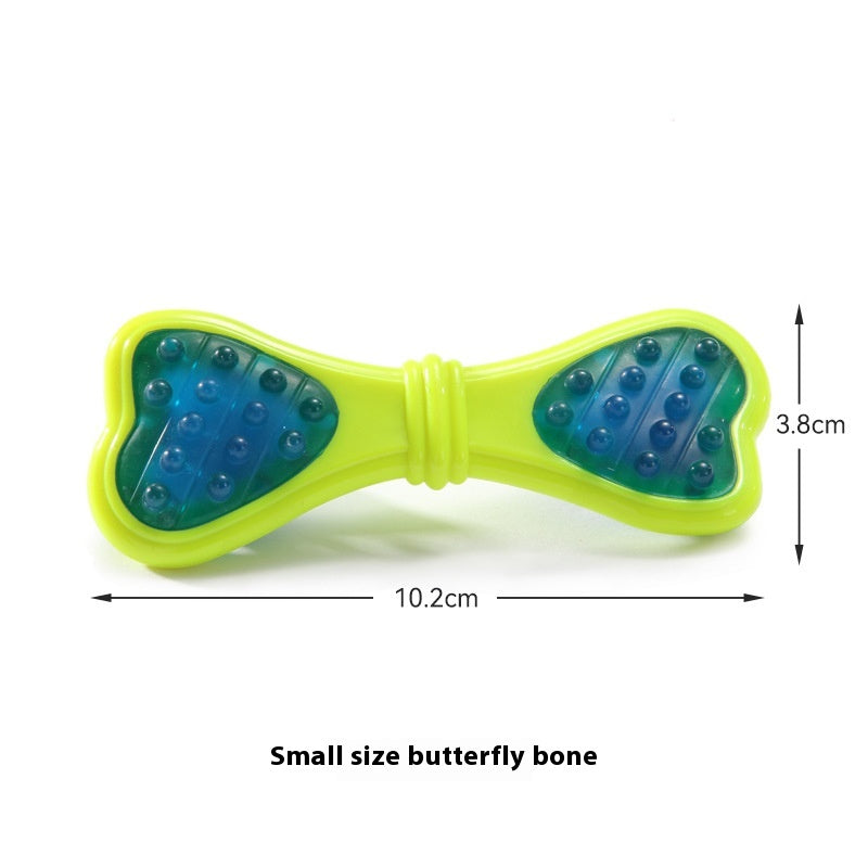 Butterfly Bone Chewing Bite-Resistant Pet Toy Dog Toy Molar