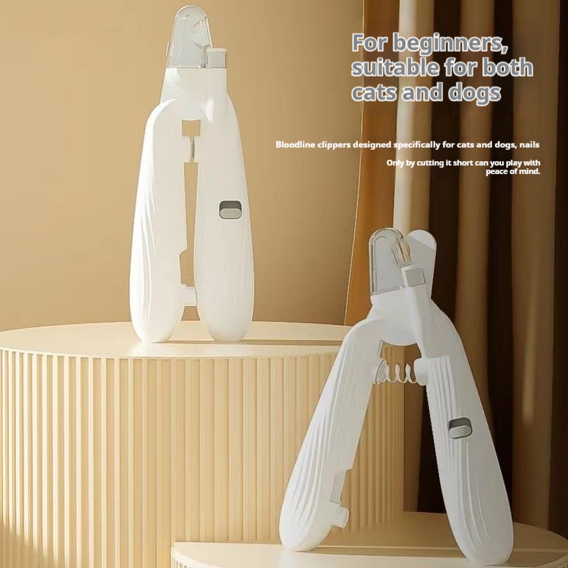 Pet Nail Clippers With Built-In LED Light