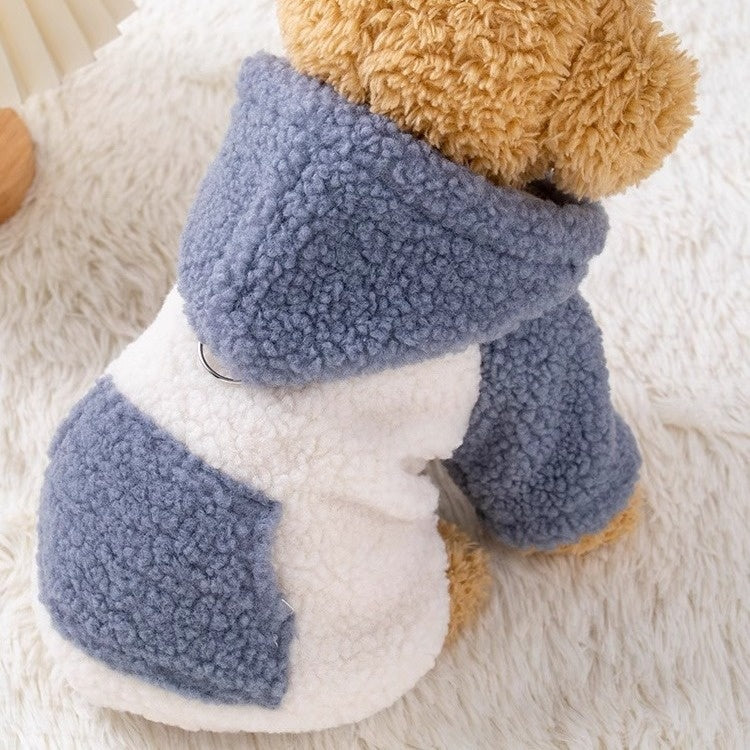 Thickened Warm Hooded Pet Coat
