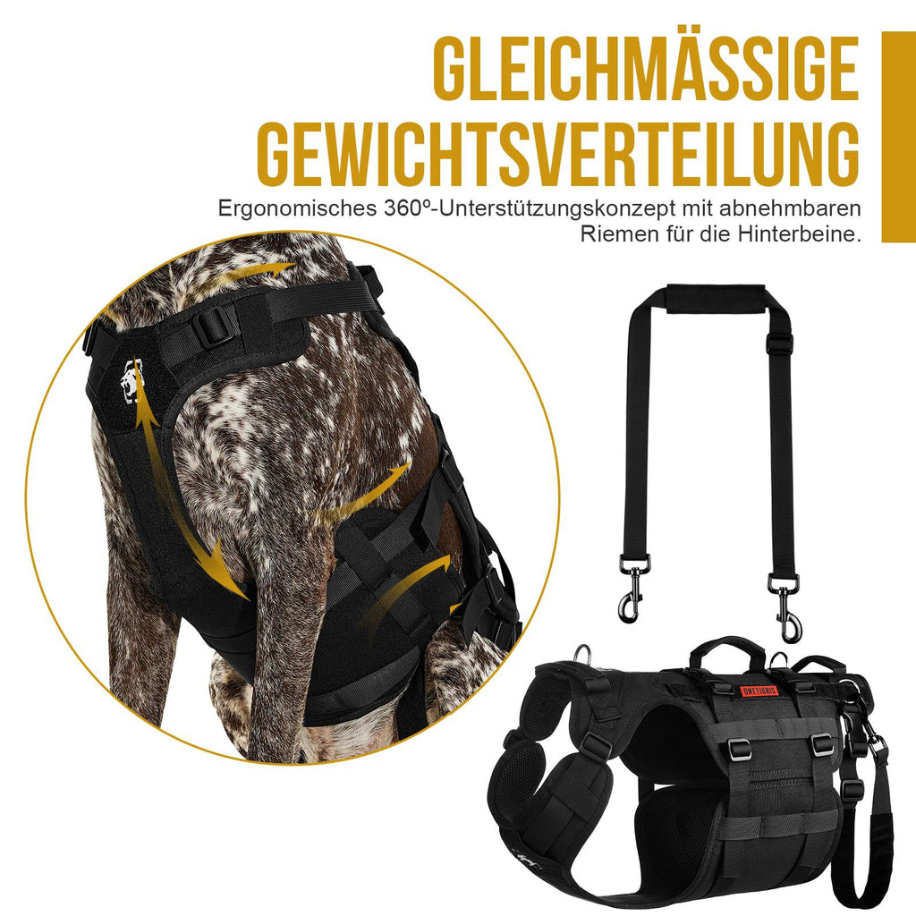 Outdoor Tactical Dog Vest Harness