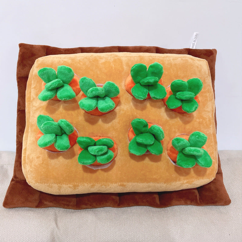 Parent-Child Puzzle Pet Bites Plush Doll Radish Doll