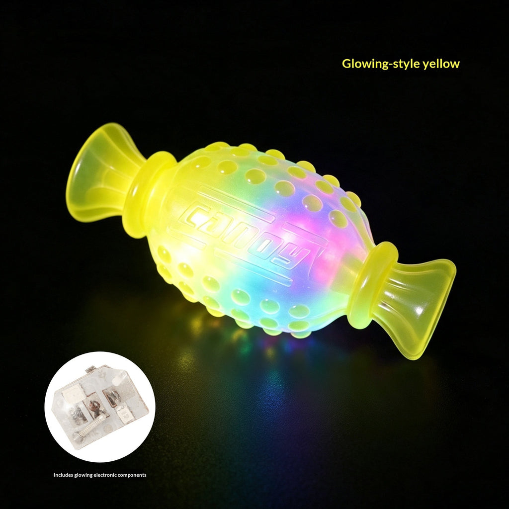 Glowing Candy Tennis Ball Dog Toy