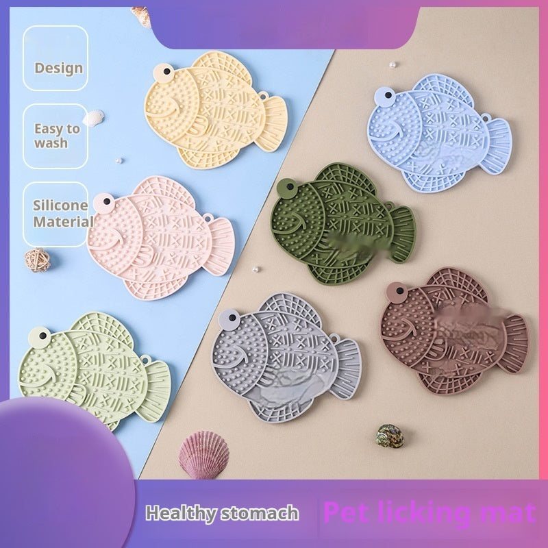 Silicone Pet Slow Food Anti-Tumble Anti-Overflow Dog Licking Pad