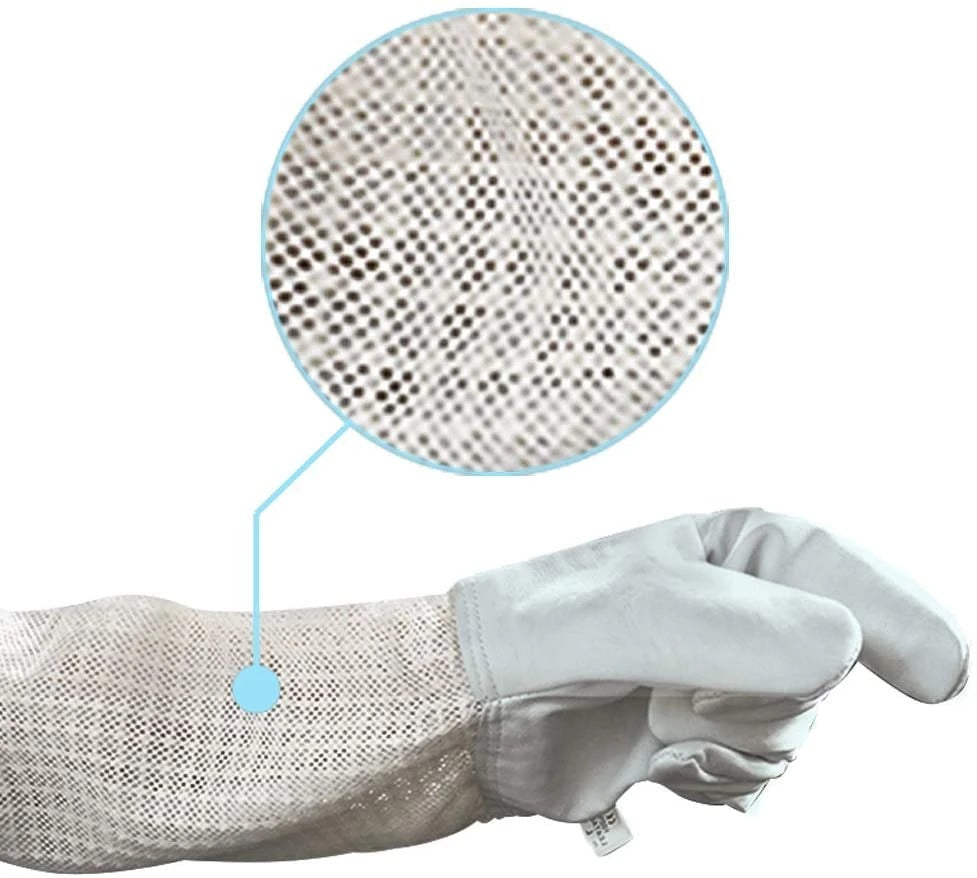 Three-Layer Breathable Mesh Anti-Bee Gloves