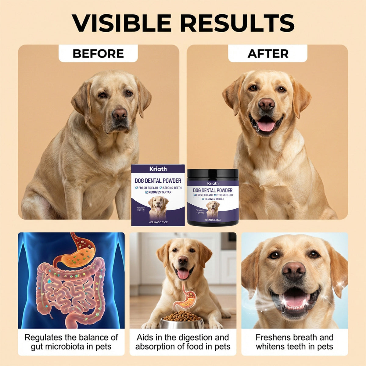 Dog Specific Breath Freshener Powder