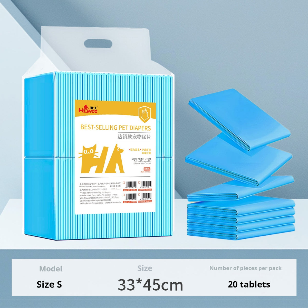 Disposable Absorbent Deodorizing Dog Pads