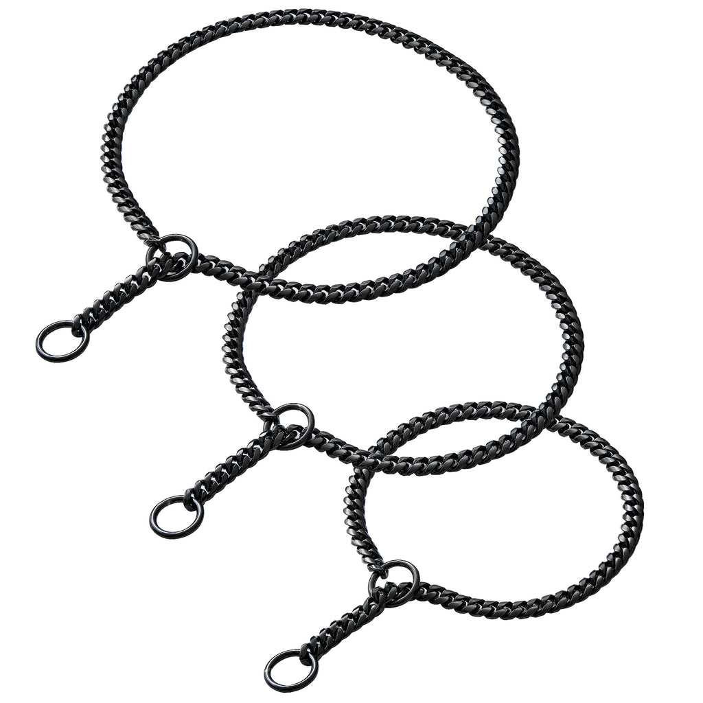 Pet Dog Leash Three-Piece Set Stainless Steel Reinforced Collar