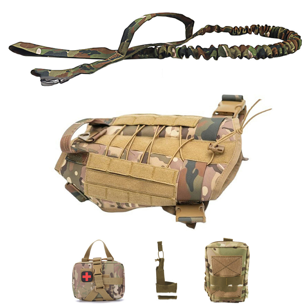 Outdoor Dog Vest Five Piece Set