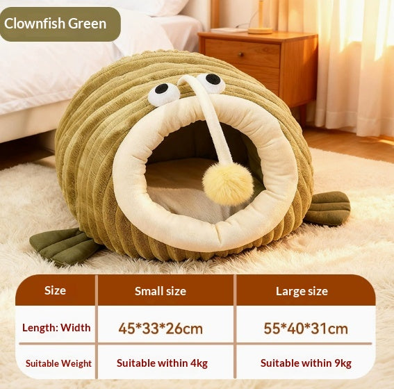Semi-Enclosed Indoor Kennel For Small To Medium-Sized Pets