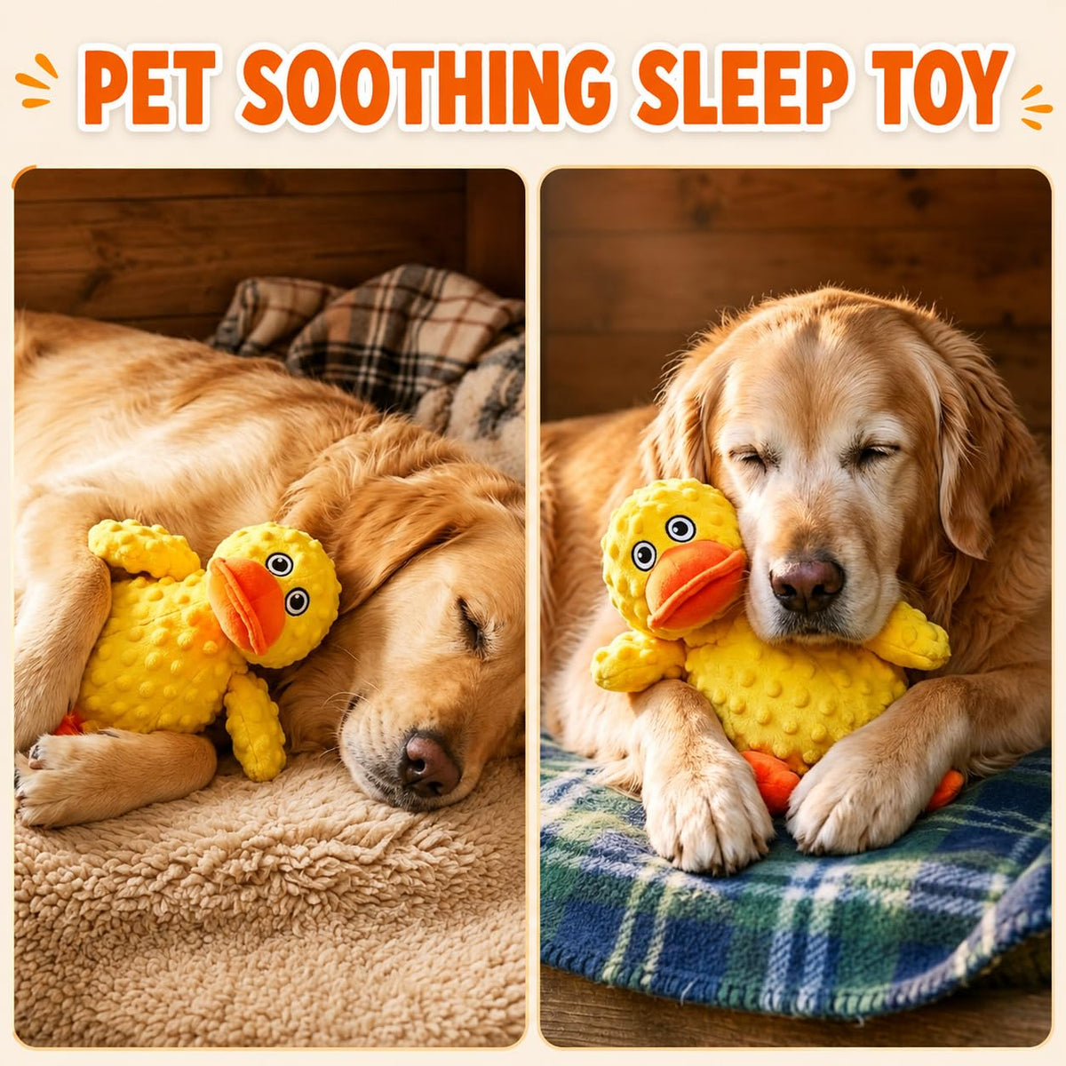 Durable Squeaky Plush Dog Toy, Chew Guard Stuffed Chew Toys For Aggressive Chewers, No Stuffing Soft Puppy Toys For Large Medium Dogs