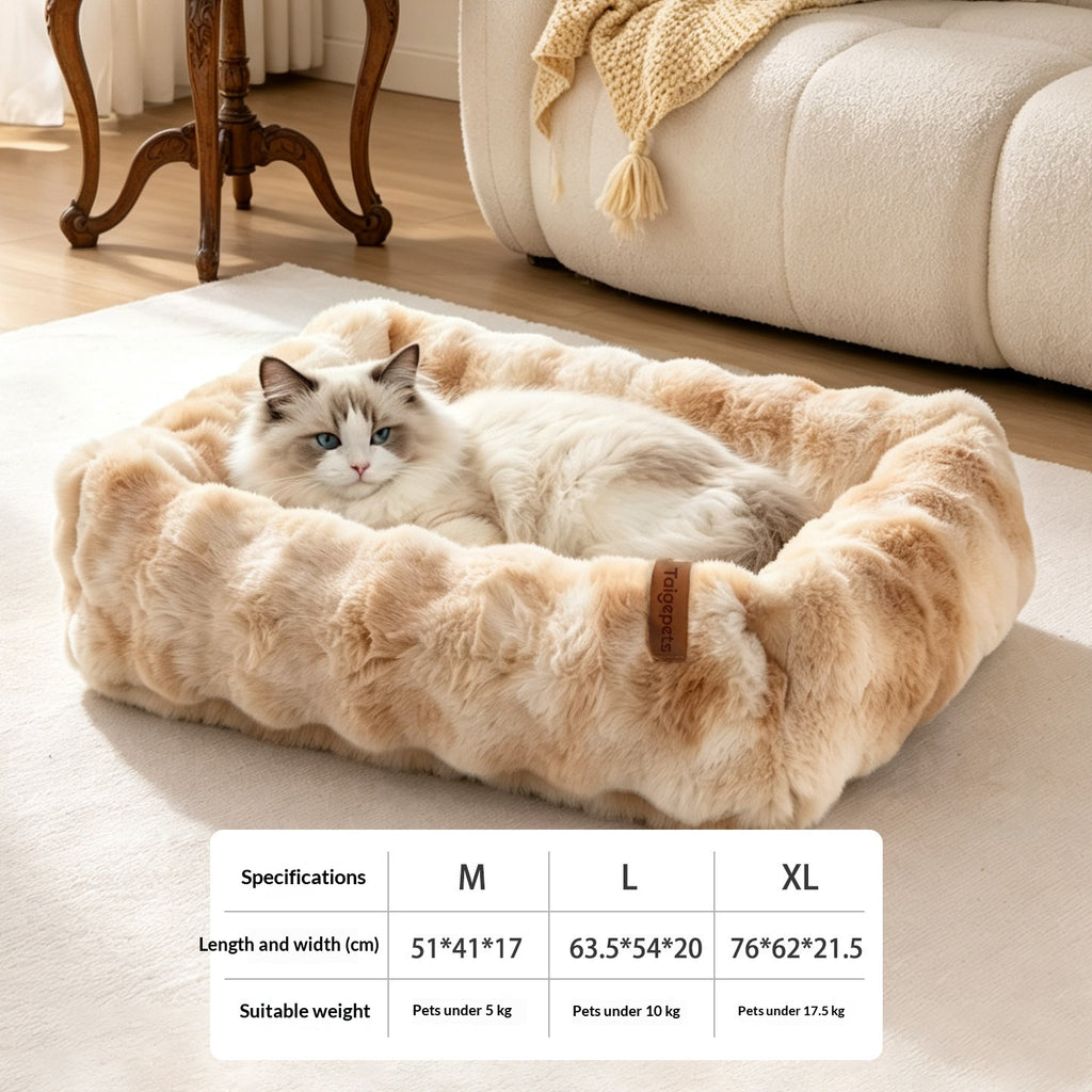 Detachable And Washable Warm Dog Bed