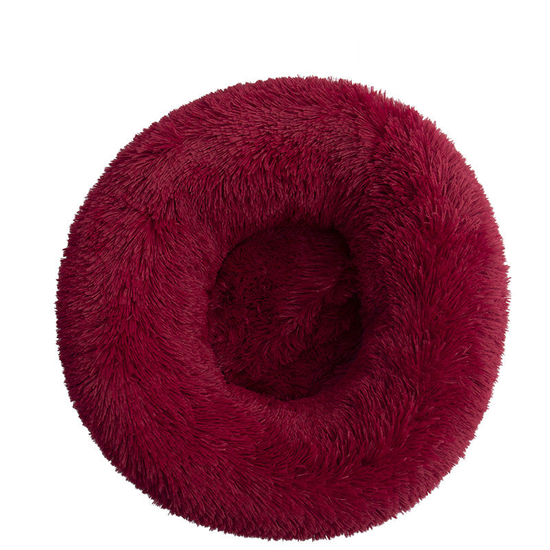 Plush Warm Dog Bed for Winter