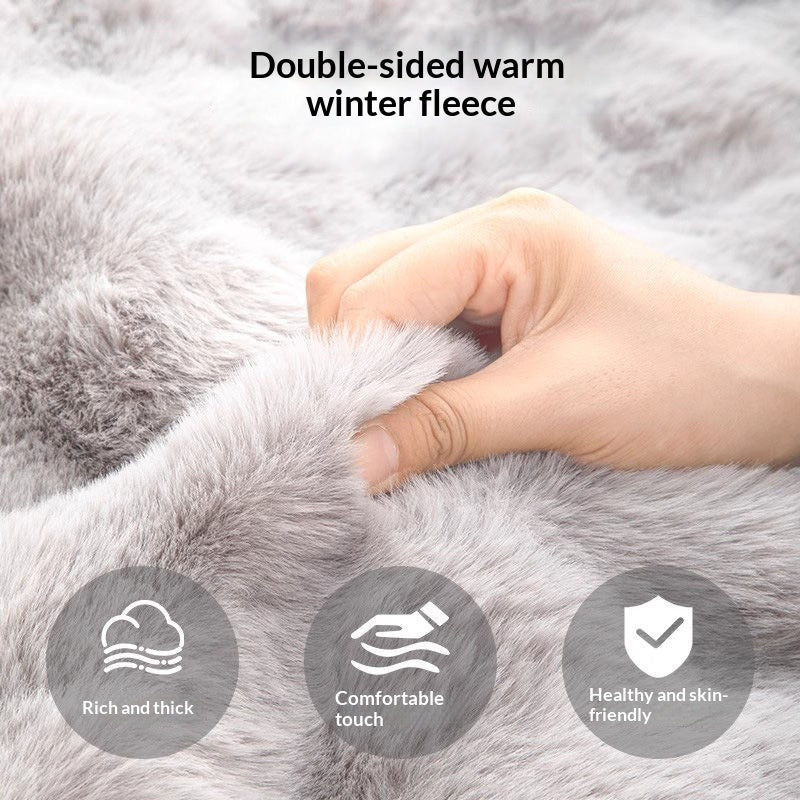 Winter Fleece-Lined Thickened Comfortable And Soft Large Dog Bed Mat For Kennels