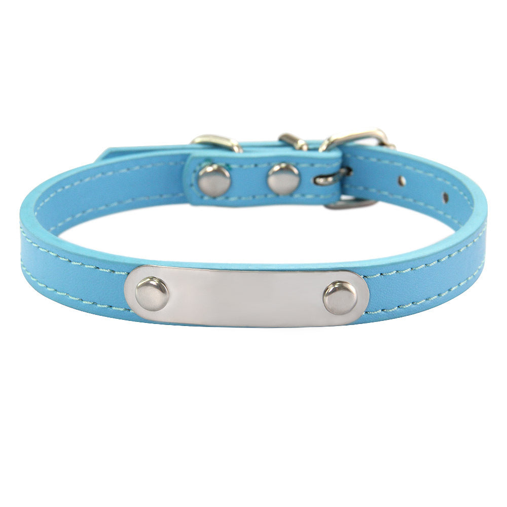 Simple Lettering Dog Collar