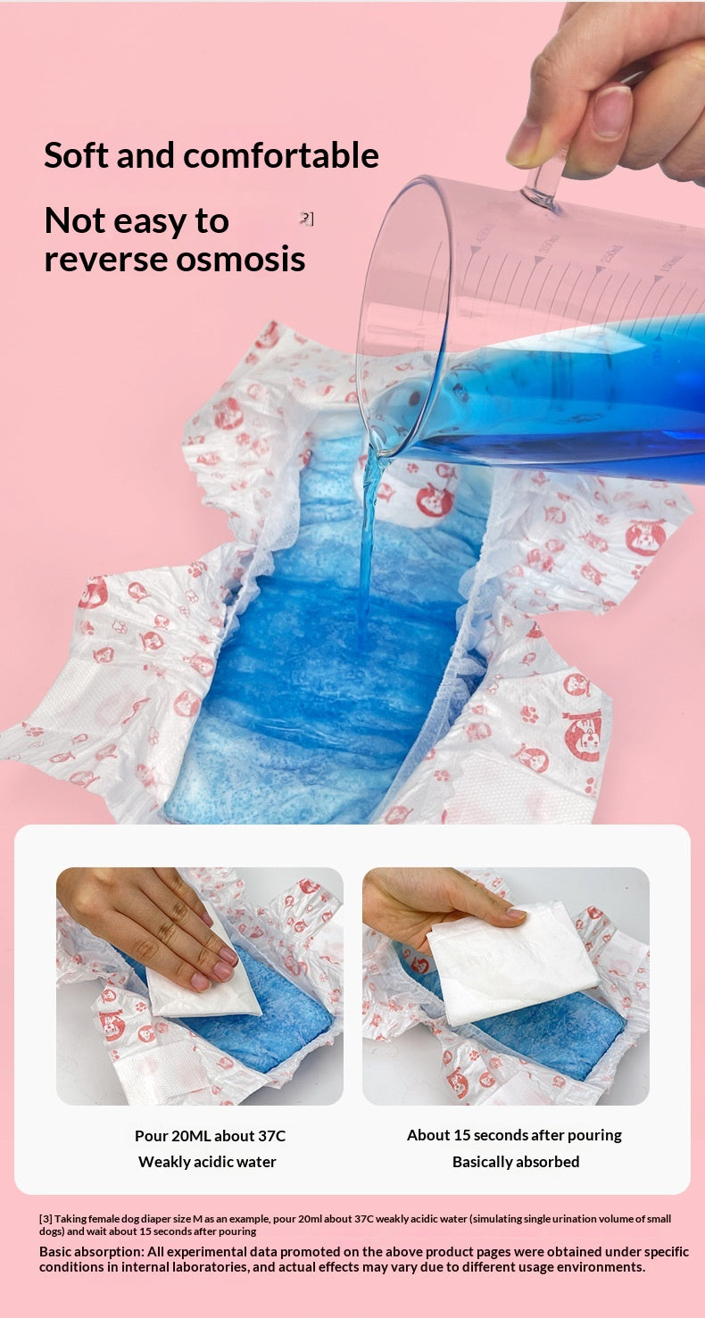 Disposable Dog Diapers And Physiological Pants