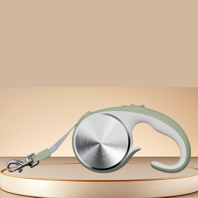 Retractable Dog Leash with Stainless Steel Cord