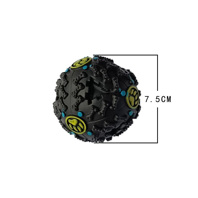 Dog Food Ball Bite Resistant Toy Puzzle Large And Small Size Pet Supplies