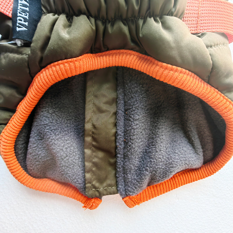 Fleece-Lined Two-Legged Dog Ski Suit