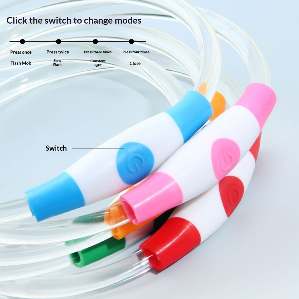 High-Transparency Fiber Optic Light-Emitting Rechargeable Led Pet Collar