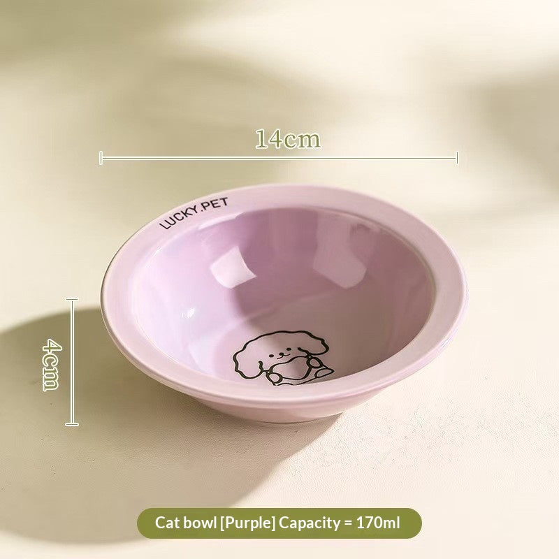 Creative Cartoon Flying Saucer Bowl With Bowl Stand