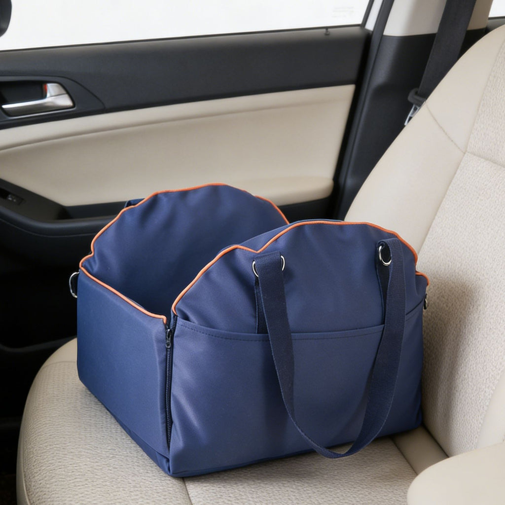 Car Console Pet Carrier and Dog Travel Bag