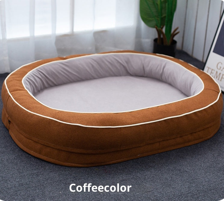 Kennel Four Seasons Universal Oval Large Removable Pet Bed