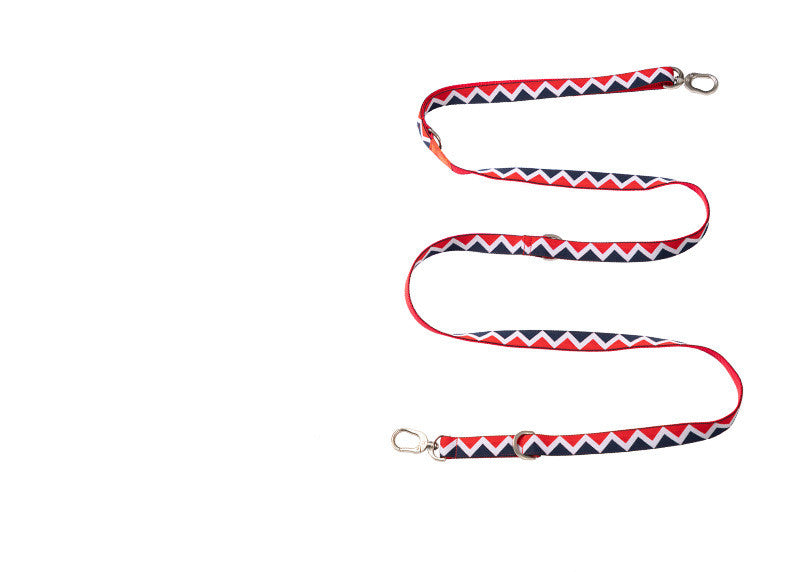 Rainbow Hands-Free Multifunctional Traction Rope Can Be Adjusted
