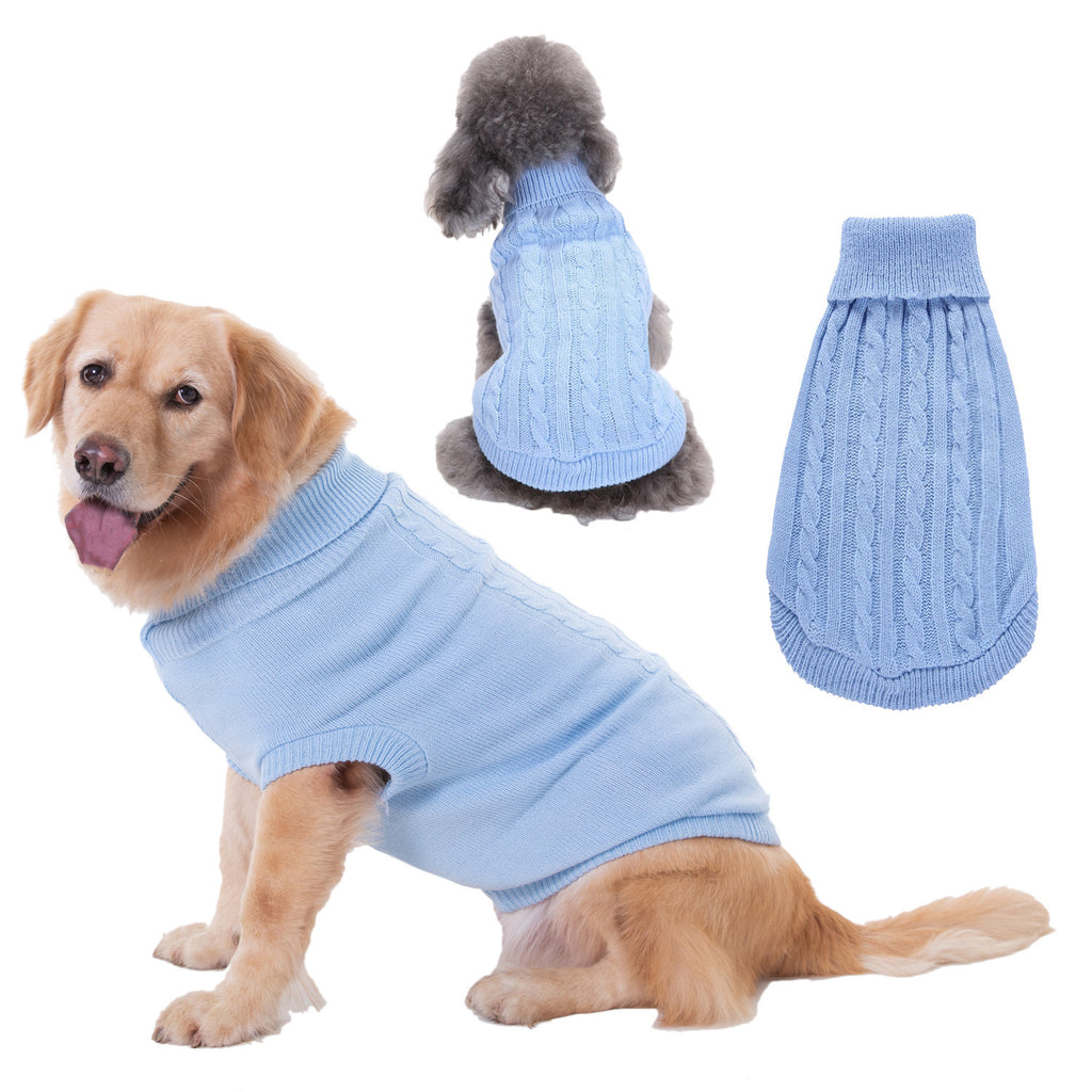Solid Color Dog Sweater