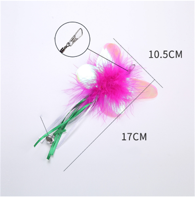 Free Combination Replacement Head Feather Bell Pendant