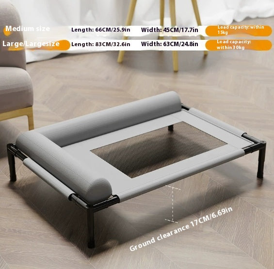 Dog Camp Bed Removable And Washable Moisture-Proof Pet Bed