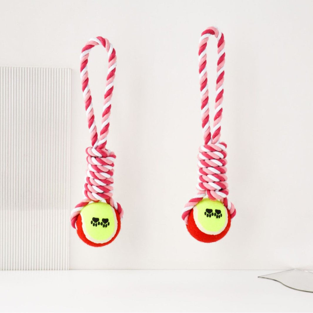 Durable Cotton Rope Bone Tennis Toy