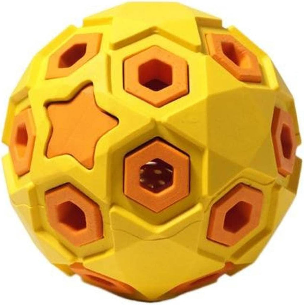 Dog Toy Bite-Resistant Anti-Stuffy Rugby Pet Big Dog Puppy Sound Tooth Cleaning Molar Toy