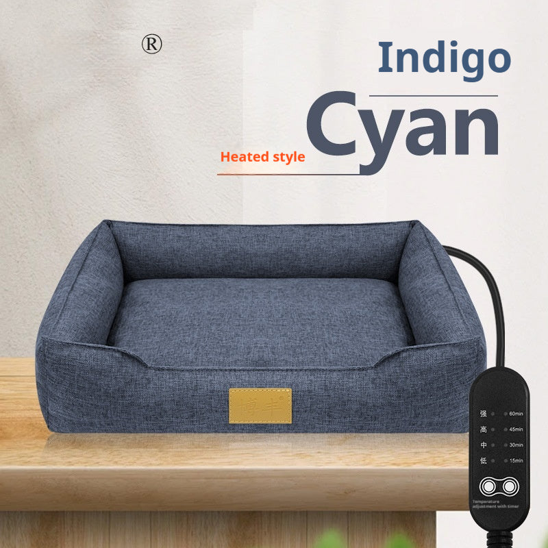Heated Dog Bed With Teddy And Panda Styles