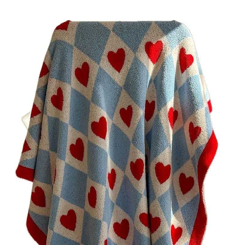 Nap Sofa Office Shawl Air-Conditioning Warm Blanket