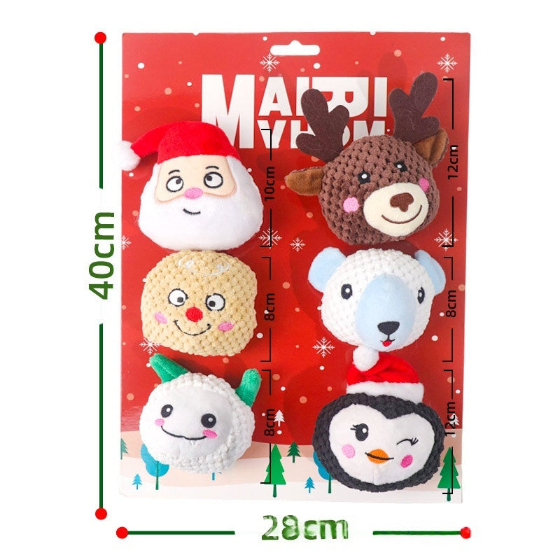 Christmas Plush Dog Gift Set With Sound