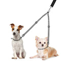 Double Dog Leash With 360 Rotating Reflective Belt