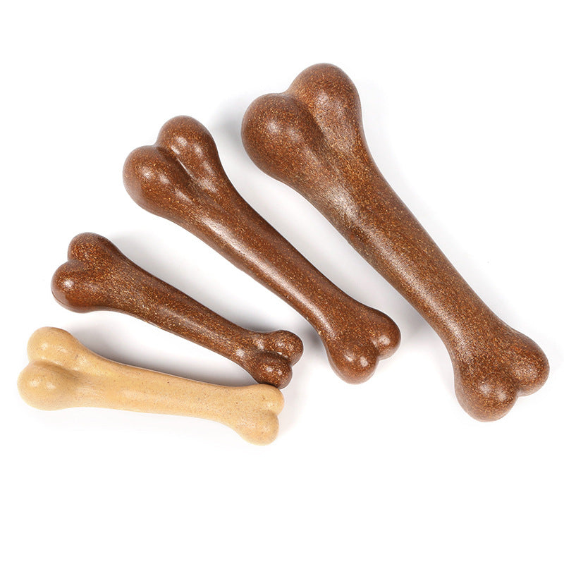 Pet Beef Flavor Simulation Bone Bite-Resistant Molar Interactive Reward Molar Toy