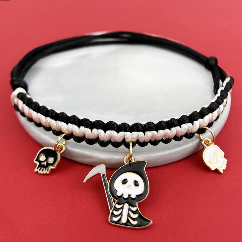 Halloween Hand-Woven Pet Collar Decoration